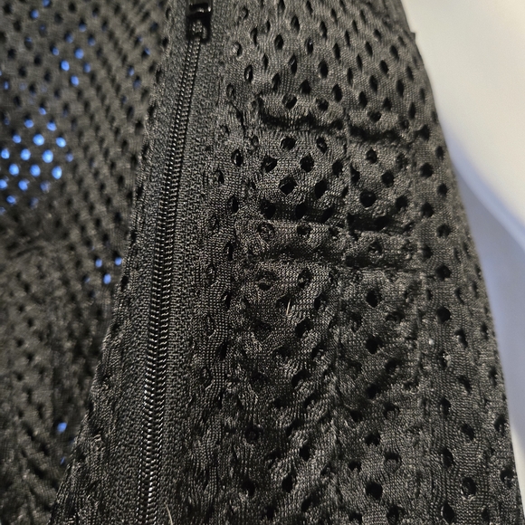 GUESS Black Mesh Bomber Jacket - Picture 4 of 5